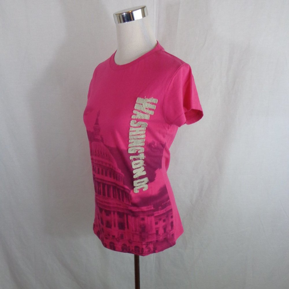 PINK NEW TOP ROBIN RUTH T SHIRT NWT - Picture 2 of 4